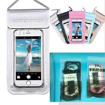 10шт Универсальный водонепроницаемый чехол IP68 для iPhone 12 11 Pro Max Xr 7 Huawei Xiaomi Redmi Samsung, водонепроницаемая сумка, чехол для телефона