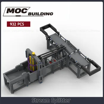 Moc Building Block Stream Splitter Технология GBC Кирпичи Устройство Для Дриблинга DIY Сборка Модели Головоломки Игрушки Подарки