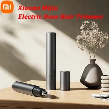 Электрический триммер для волос в носу Xiaomi Mijia Со Съемным антибактериальным лезвием, скрытый защитный чехол IPX5, Водонепроницаемая зарядка Type-C