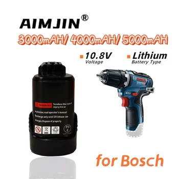 10,8 В Bosch 3.0/4.0/5.0 Литий-ионный аккумулятор емкостью 1 Ач для аккумуляторного электроинструмента Bosch BAT411 BAT412 BAT413 BAT414 + зарядное устройство