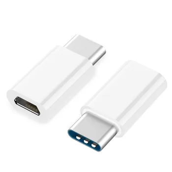 100шт Адаптер для преобразования Micro USB в Type C для Huawei Macbook Samsung Xiaomi OTG Кабель для зарядки данных Зарядное устройство USB C адаптер