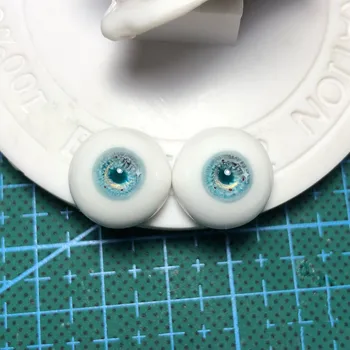 14 мм синий защитный глаз для кукол, глазное яблоко из смолы BJD приятного глубокого цвета, 1 шт.