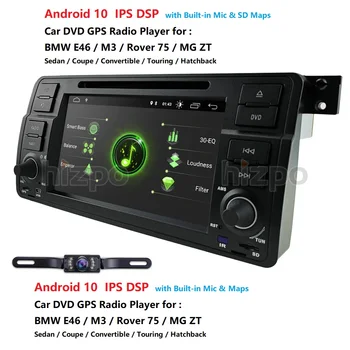 2 + 16 Dsp Ips Авто Gps Навигатор 1 Din Android 10 для Bmw E46 M3 Rover 75 Mg Zt радио Аудио Стерео Gps Навигация Bt 4Gwifi