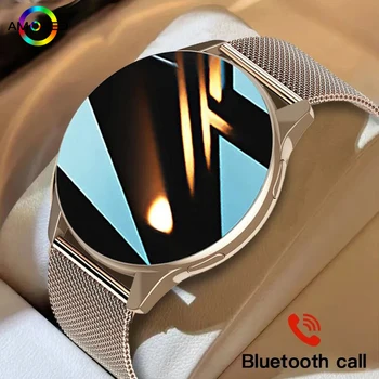 2023 Смарт-Часы Женщины Мужчины Открытый Вызов Bluetooth Спортивные круглые Часы Smartwatch С Полным Сенсорным Экраном Многофункциональный Водонепроницаемый