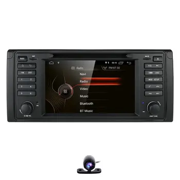 7-дюймовый Автомобильный DVD-Радиоплеер Android10 Для BMW X5 E53 E39 E38 GPS Стерео Аудио Навигация Мультимедийный Экран Automotivo 2G RAM 1din