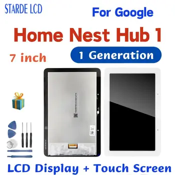 7-дюймовый Оригинал Для Google Home Nest Hub Первого Поколения ЖК-дисплея С Сенсорным Экраном, Дигитайзера В Сборе, Замена Запасных Частей