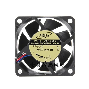 Ad0612mb-a70gl для ADDA 6025 DC12V 0.14a охлаждающий вентилятор 6 см 60*60*25 мм