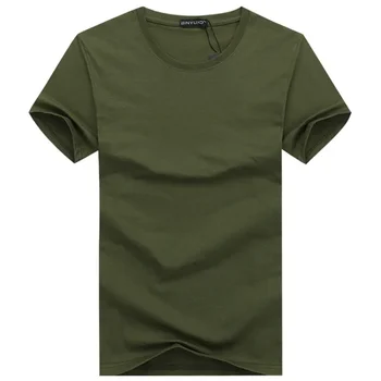 B2030 Простая линия креативного дизайна, однотонные хлопчатобумажные футболки, Новое поступление, мужская футболка с коротким рукавом, большие размеры