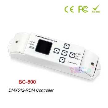 DC 12V-24V DMX 512 & RDM LED Контроллер BC-800 Поиск Ведомого устройства RDM Изменение начального адреса Выходной преобразователь канала управления