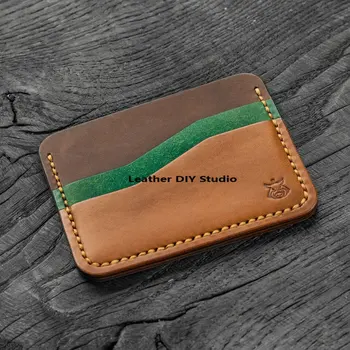 DIY leather craft Die cut Micro Sleeve Кошелек простой держатель для карт Card Caseknife пресс-формы для резки штампов ручной перфоратор инструмент