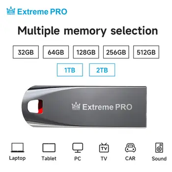 Extreme Pro USB Флэш-накопитель 64 ГБ 32 ГБ Флешка 128 ГБ 256 ГБ 512 ГБ 1 ТБ 2 ТБ Usb 3.0 Memory Stick Флеш-накопитель Usb-диск
