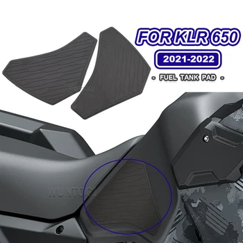 KLR650 Аксессуары для Мотоцикла Kawasaki KLR 650 2021-2022 Новые Накладки На Топливный Бак Боковые Наколенники Резиновая Защита Наклейка Наклейка