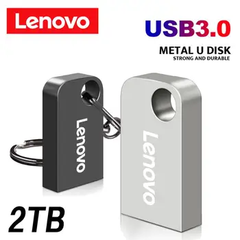Lenovo Pen Drive 2 ТБ Высокоскоростной 520 МБ /с USB 3,0 Флэш-Накопитель 1 тб Внешний Жесткий Диск 512/256 ГБ Usb-Памяти Для ПК Настройка Логотипа