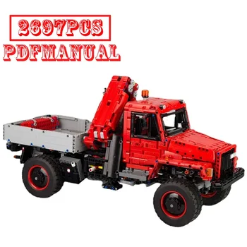 MOC-40482 Технология внедорожных грузовиков, Набор строительных блоков, Спортивные Супермодельные Игрушки, Детский Рождественский Подарочный набор На День Рождения