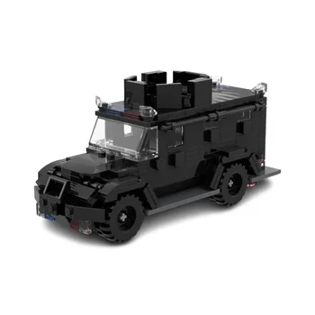 MOC Speed Champion Специальный полицейский грузовик G3 Модель Строительный блок Технология Кирпич Игрушка для творческой сборки 