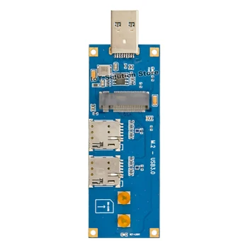 NGFF M.2 M2 к USB 3,0 USB3.0 для Quectel SIMCom WiFi 4G 5G Беспроводной Модуль Плата Адаптера Сетевой карты Двойной Разъем SIM-карты