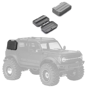 TRX4M 1 Комплект Имитационных Черных Инструментов Модификация Бокового Рюкзака для 1/18 RC Гусеничного TRX4-M Ford Bronco Upgrade Parts
