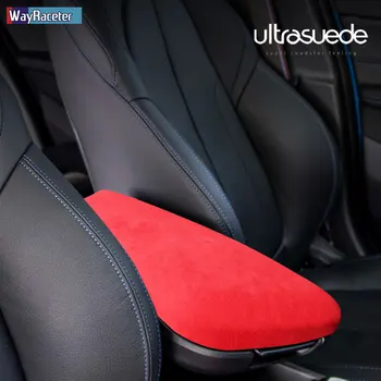 Ultrasuede Верхняя Замшевая Обертка Для Хранения Автомобиля, Коробка Для Подлокотника, Накладка Для BMW X1 F48 и X2 F39 M Sport Performance Accessories