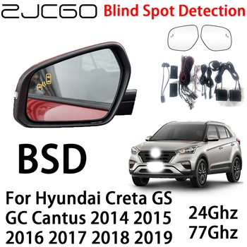 ZJCGO Автомобильная BSD Радарная Система Предупреждения Об Обнаружении Слепых Зон Предупреждение О Безопасности Вождения для Hyundai Creta GS GC Cantus 2014 ~ 2019