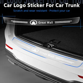 Автомобильная прозрачная наклейка на задний бампер, наклейка на багажник для Great Wall POER Haval Hover H1 H4 H6 H7 H9 F5 H2S GMW Coupe Автомобильные Аксессуары