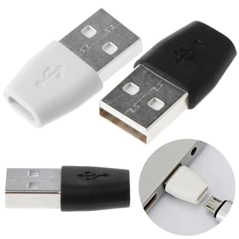 Адаптер USB A для мужчин и Micro USB для женщин для Micro USB-вентилятора/USB-кард-ридера со светодиодной подсветкой