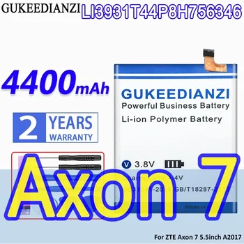 Аккумулятор Большой Емкости GUKEEDIANZI LI3931T44P8H756346 4400 мАч Для ZTE Axon 7 5,5 дюймов A2017 Bateria