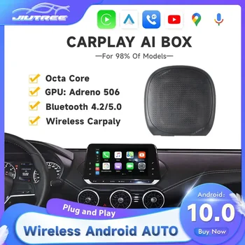 Беспроводной CarPlay Ai Box Оригинальное Обновление экрана автомобиля Android Box Netflix Youtube для Infiniti Volkswagen Acura Ford Volvo GMC
