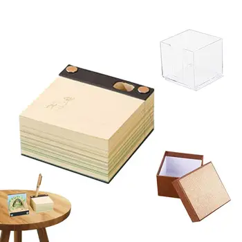 Блокнот для 3D-рисования, кубики для блокнота 3D Лесной замок, карточки для заметок, наклейки, подарок для мальчиков и девочек, для дома, в общежитии, квартире