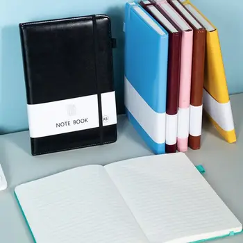 Блокнот из искусственной кожи формата А5, дневник, планировщик, записная книжка, канцелярские принадлежности, школьные принадлежности