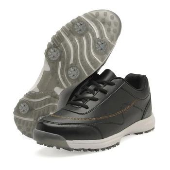Брендовая профессиональная мужская обувь для гольфа, нескользящая Водонепроницаемая обувь для тренировок по гольфу, Женская обувь для гольфа с нескользящими заклепками 38-46