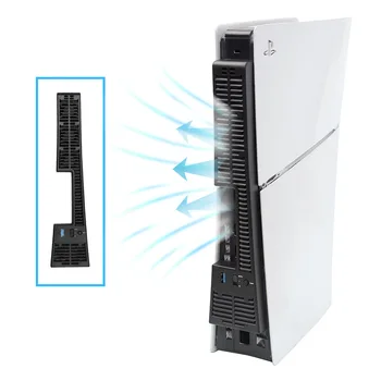Вентилятор охлаждения для PS5 Slim, консоли Playstation 5 Slim, интеллектуальный внешний автоматический контроль температуры, радиатор охлаждения с 4 вентиляторами