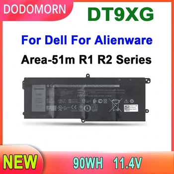 Высококачественный аккумулятор для ноутбука DT9XG Dell Для Alienware ALWA51M-R1782 D1968W D1968B D1746W D1733B AREA-51M Серии P38E001 90WH
