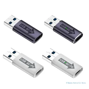 Гладкий Преобразователь адаптера USB в USB C Легкий Отличная Износостойкость