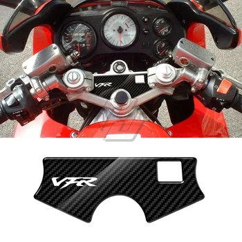 Для Honda VFR 750 2011-2014 3D Карбоновый Верхний Тройной Хомут Defender
