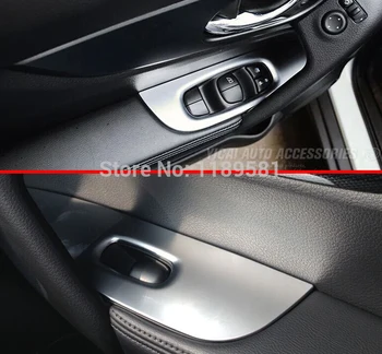Для Nissan X-Trail Rogue 2014 2015 2016 2017 ABS Жемчужные Хромированные кнопки Межкомнатной Двери, Накладка на панель, Автомобильные Аксессуары, Наклейки