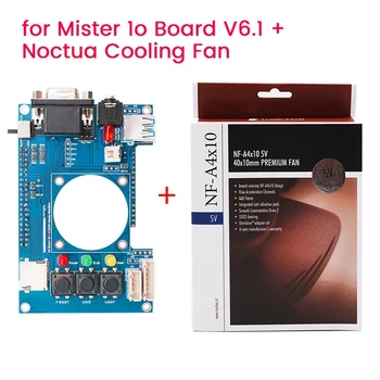 Для Аналоговой платы ввода-вывода Mister FPGA V6.1 С Вентилятором For NOCTUA Запасные Части Для платы ввода-вывода Terasic DE10-Nano Mister FPGA