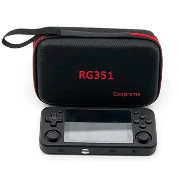 Защитный чехол Сумка для ретро игровой консоли RG350 Водонепроницаемый чехол Жесткий EVA Переносная сумка для хранения игровых аксессуаров