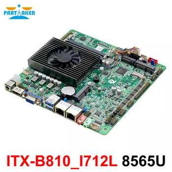Материнская плата Partaker Thin ITX Intel Core I5 8265U DDR4 Материнская плата Промышленного Мини-ПК Материнская плата ITX-B100_I516L