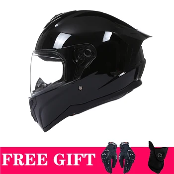 Мотоциклетный шлем с полным лицом, мото Шлемы, защита для мотокросса, женские Мужские аксессуары, шляпа, мотоцикл, скутер, бесплатная доставка, Точка ЕСЕ