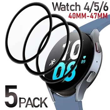 Мягкая Защитная Пленка Watch6 Для Samsung Galaxy Watch 6 Classic 5Pro 4 40/44 мм Защитная Пленка Для Samsung Watch 4 5 6 43 мм 47 мм