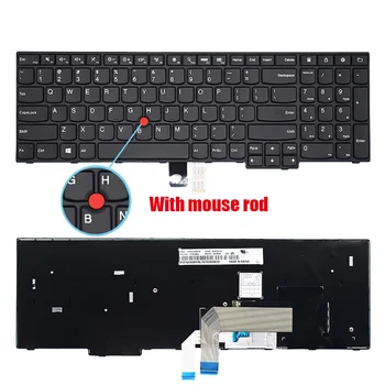НОВАЯ клавиатура американской раскладки для ThinkPad E560 E565 SN20F22600 со штангой для мыши