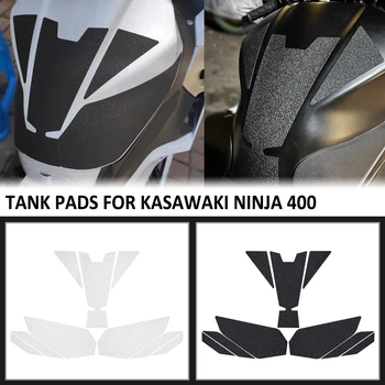 НОВАЯ мотоциклетная противоскользящая накладка для топливного бака, Боковая ручка для колена, Наклейка, защитные накладки для Kawasaki Ninja 400 Ninja400