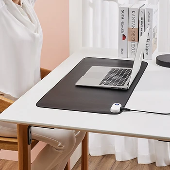 Настольный коврик для мыши с подогревом 80*33 см, Быстроразогревающийся водонепроницаемый коврик для мыши для ПК, ноутбуков, ноутбуков
