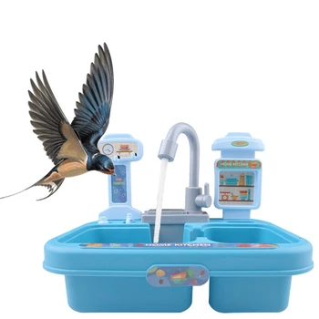 Пластиковая Водяная ванна для птиц, Попугаи, клетки для птиц с батарейным питанием, бассейны
