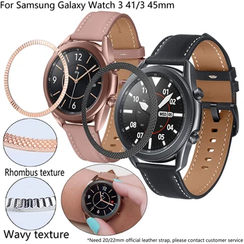 Рамка экрана Samsung Galaxy Watch 3 41 45 мм, защитное металлическое кольцо для защиты бампера от столкновения, проверка скорости