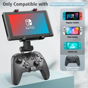 Регулируемый кронштейн для ручки контроллера Switch Pro для игровых аксессуаров Nintendo Switch/ OLED/Lite, зажим для геймпада, крепление для держателя