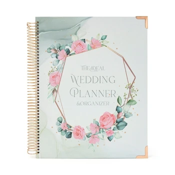 Свадебная книга в твердом переплете, подарочная книга с цветами для помолвки