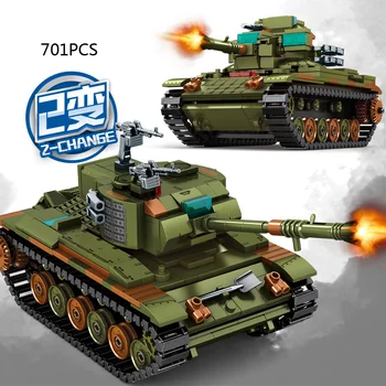 Соединенные Штаты 2 изменения M46 Patton M60A2 Основной боевой танк Блок армейская фигурка Второй мировой войны военные кирпичные игрушки для мальчиков