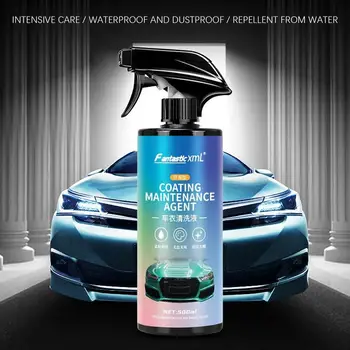 Спрей Для Покрытия Автомобиля |Жидкое Керамическое Покрытие Автомобиля Crystal Wax Spray Kit Средство Для Удаления Пятен От Царапин, Дезинфекция От Дождя Для Путешествий