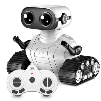Умный Робот С Дистанционным Управлением, Интерактивная Игрушка С Музыкальными Танцующими Светодиодными Глазами, Детские Подарки, Перезаряжаемые RC Роботы Ebo, Игрушки Для Детей